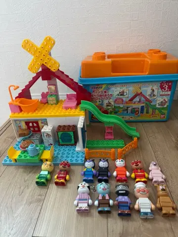 빵 공장과 미끄럼틀 집 블록 버킷 증정 포함