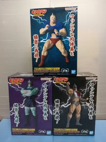 근육맨 완벽초인 시조편 프라이스 피규어 3체 세트