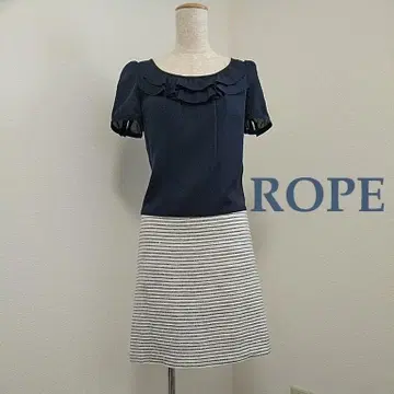 ROPE CLASSIC 원피스 38 네이비 여름 네이비 로페