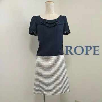 ROPE CLASSIC 원피스 38 네이비 여름 네이비 로페