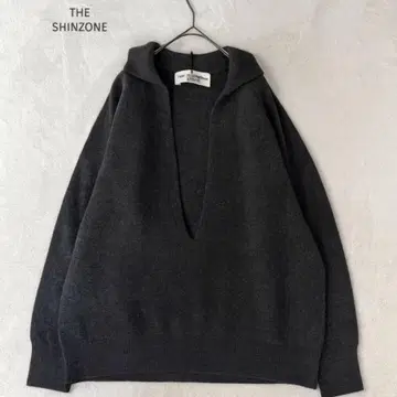 미사용급 더신존 울 스키퍼 넥 밸리 니트 풀오버