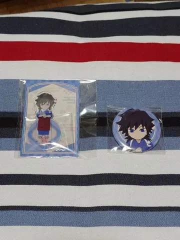 귀멸의 칼날 토미오카 기유 귀멸의 칼날 아크릴 스탠드 캔뱃지