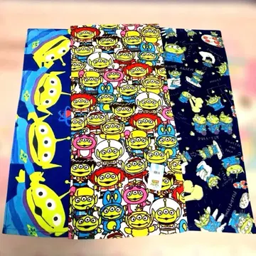 Disney 토이스토리 에이리언 페이스 타월 3개 세트