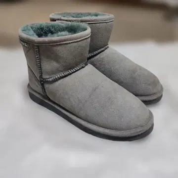 Bearpaw 그레이 어그 부츠 US8