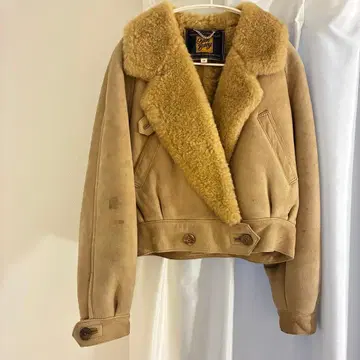 구제 의류 Owen Barry 양가죽 코트 12 사이즈 무스탕 라이더스