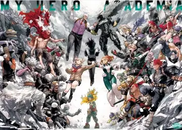 나의 히어로 아카데미아 히로아카 원화전 B2 키 비주얼 포스터