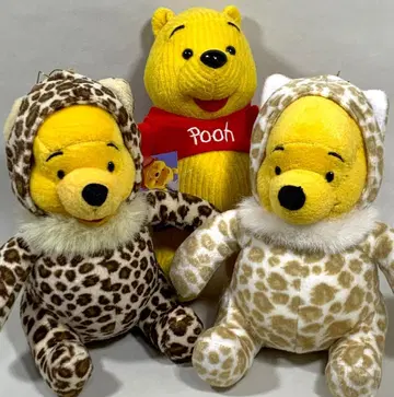 디즈니 봉제 인형 Pooh 곰돌이 푸 3체 세트