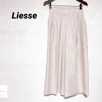 3533T 리에스 와이드 팬츠 가우초 화이트 계열 루즈핏 허리밴딩 오피스