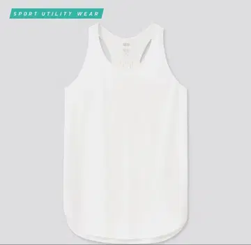 입수 불가 빅 사이즈 3XL 에어리즘 탱크탑 화이트 요가 헬스장