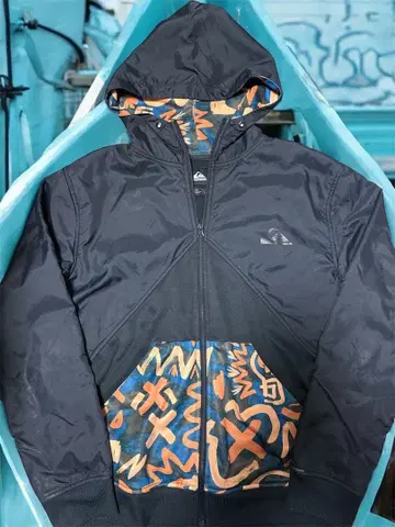 QUIKSILVER 나일론 자켓 L 블랙