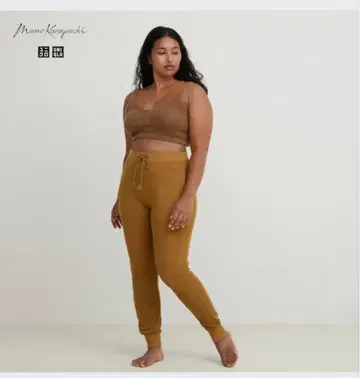 유니클로 mame 마메쿠로 콜라보 히트텍 울 블렌드 와플 팬츠 울트라 웜