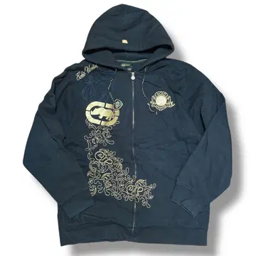 Ecko Unltd. 에코 금 자수 지퍼 후드티 오버 사이즈 XXL