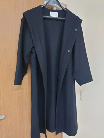 FASHIRU 블랙 롱 코트