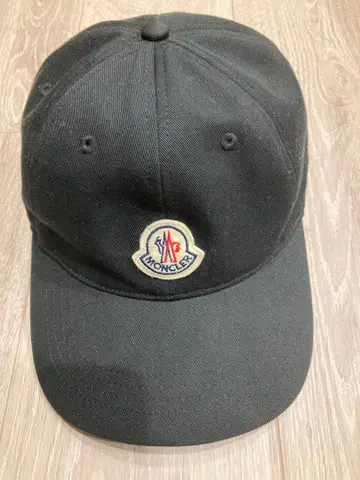 MONCLER 블랙 야구 모자 블랙