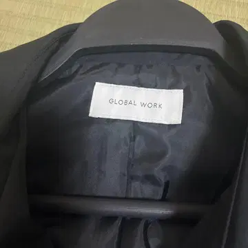 새상품급 글로벌 워크 에어카루 트렌치 M 다크 네이비 88