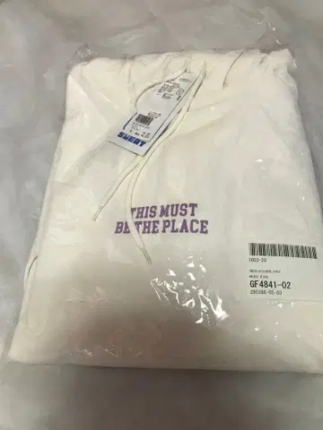 미개봉 새상품 글로벌 워크 후드티 화이트 S