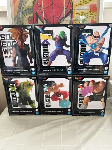 드래곤볼 피규어 세트 6체 지마테리아 출진 거북선인 손오반