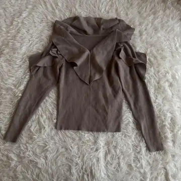 Rirandture 여성용 긴팔 니트 M 보타이 알페이지