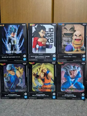 드래곤볼 피규어 6체 세트