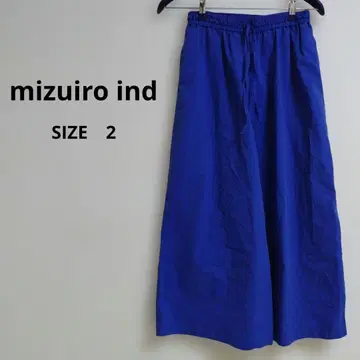 [ mizuiro ind ] 미즈이로 인드 와이드 팬츠 사이즈 2 일본제