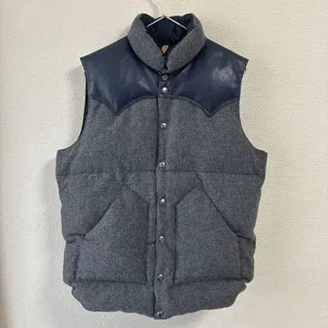 [ Rooky Mountain ] 새상품급 트위드 다운 베스트