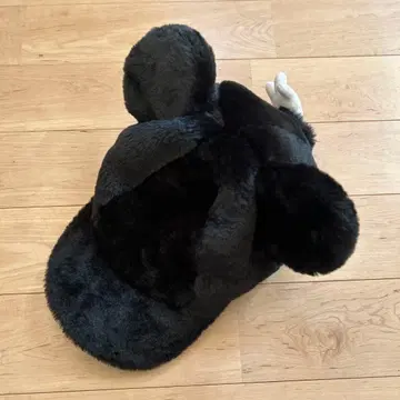 미키마우스 귀달린 캡 블랙 디즈니 리조트 복슬복슬 보아