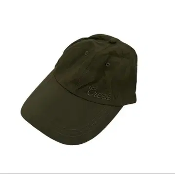 Creek 자수 로고 캡 올리브 그린