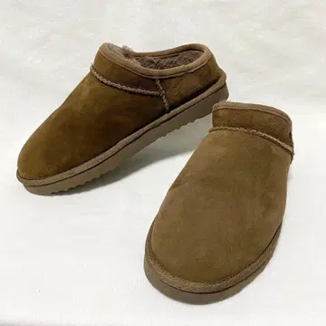 루타 롱 리 무스탕 슬립온 LL 브라운