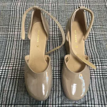 NO NAME 베이지 웨지힐 펌프스