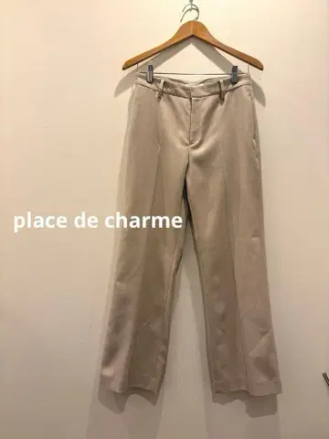 plage de charme 센터 프레스 와이드 팬츠 울 36 루돔