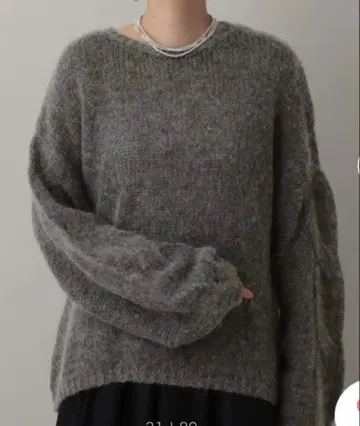 A part by 모헤어 케이블 니트 풀오버