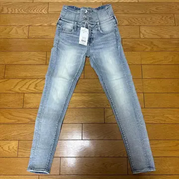 GYDA 허리 크로스 스키니 데님