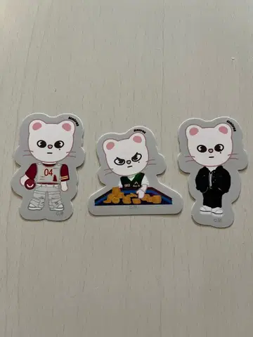 스키즈 EXHIBITON 랜덤 데코 스티커 지니레트