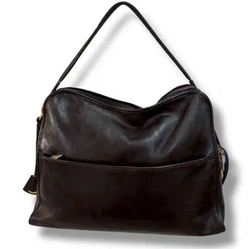 aniary 아니아리 숄더백 올 가죽 2way 대용량 블랙