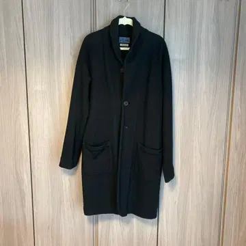 BLUE BLUE JAPAN 블랙 롱 코트