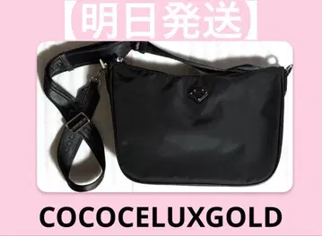 내일 발송 COCOCELUXGOLD 포코노 나일론 하프문 디자인 백