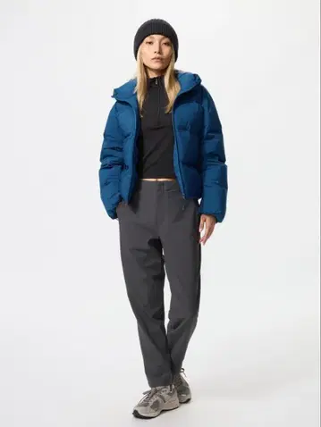 웜 스트레치 팬츠 다크 그레이 L