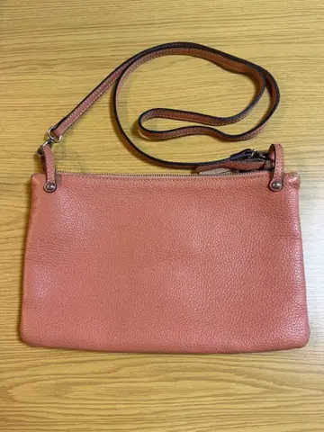 GIANNI CHIARINI 천연 가죽 숄더백 핑크