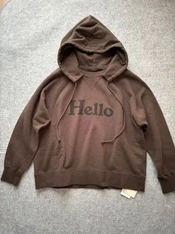 미사용 새상품 MADISONBLUE 매디슨 블루 HELLO 후디 그레이
