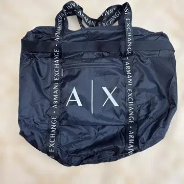 Armani Exchange 토트백 네이비