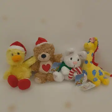 Suzys Zoo 봉제 인형 세트 산타 모자 포함