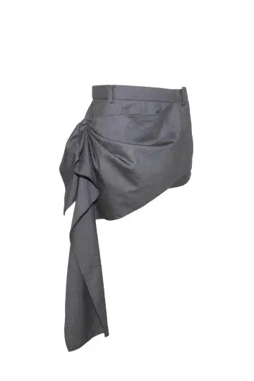 Theredthread S drape tail skirt mini