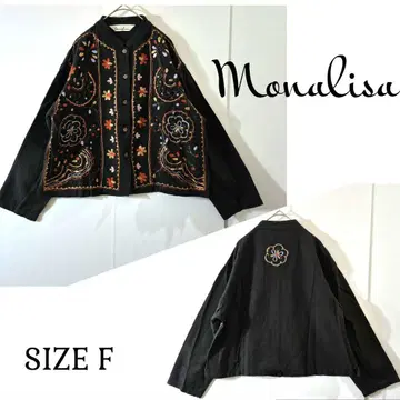 monalisa 우인즈 상회 인도면 자수 밴드 카라 블라우스 SIZE F