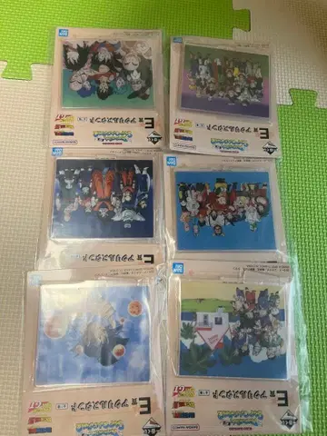 드래곤볼 클리어 카드 6장 세트