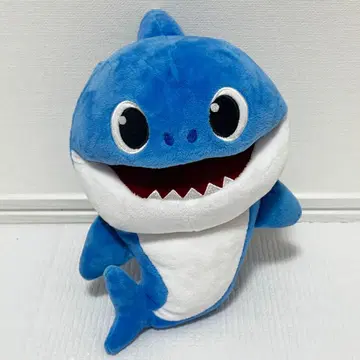 노래하는 BABY SHARK 송 퍼펫 베이비 샤크 봉제 인형 블루