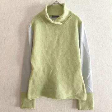 s0784 [하트펠트] 소매 절개 터틀넥 스웨터 캐시미어 100%