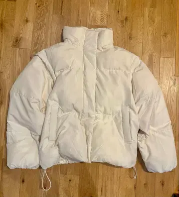 Lugnoncure 다운 자켓 [ 발수 ] 소매 탈부착 충전솜 숏 자켓