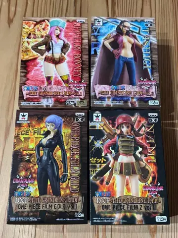 원피스 피규어 세트 미개봉 상자 약간의 흠집 DXF