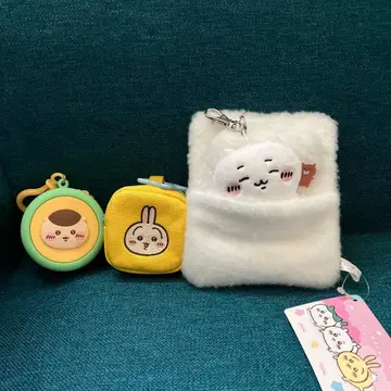 푹신푹신 캐릭터 파우치 키링 포함