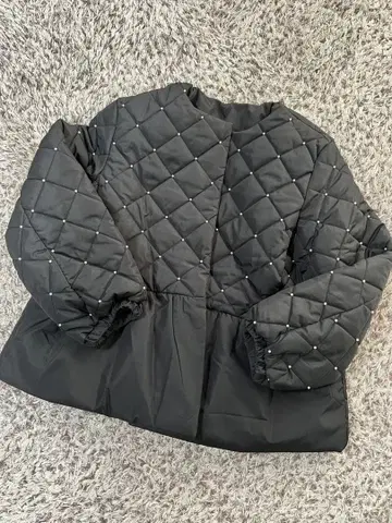 coca 퀼팅 블루종